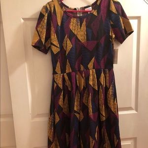 Lulu roe Amelia Dress Large